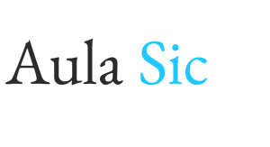 Logotipo de AulaSIC, con el texto: AulaSIC